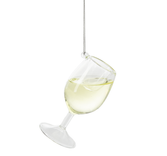 Cheer-Donay Wine Glass Ornament