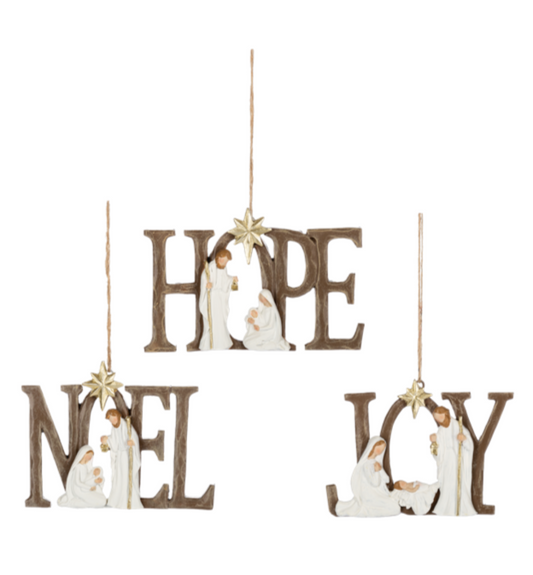 Nativity Ornament ASST
