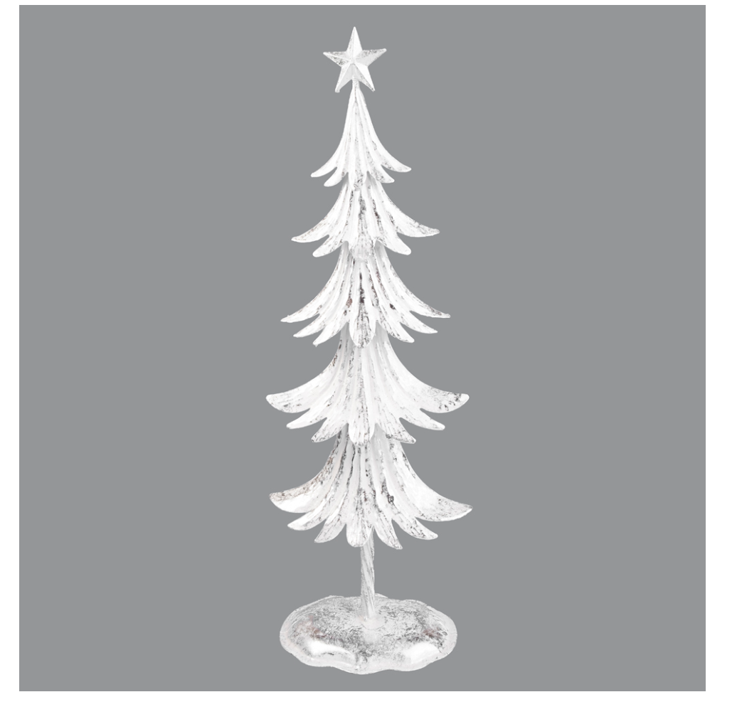 Metal Silver Foil Tree
