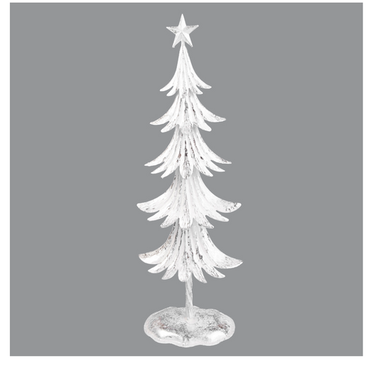 Metal Silver Foil Tree