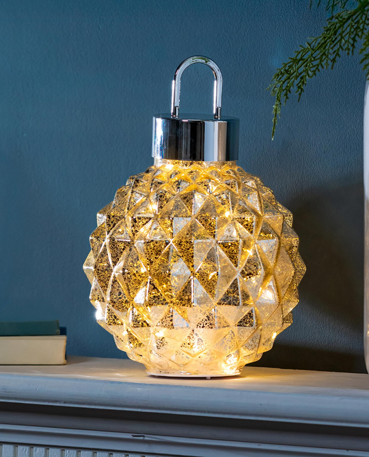 LED Rotating Ornament Decor 12.25"