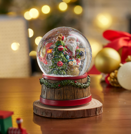 Santa Snow Globe