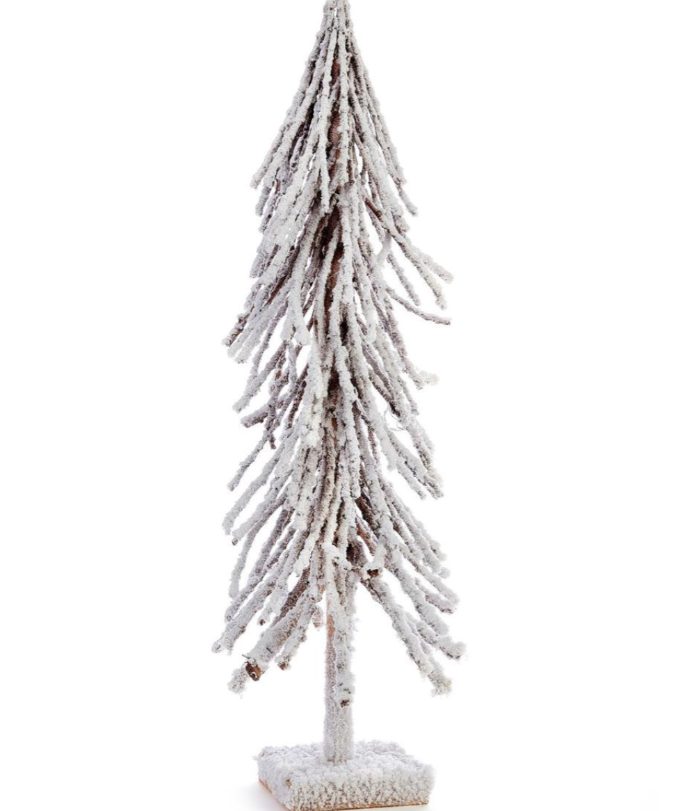 Rattan Tree W/Snow