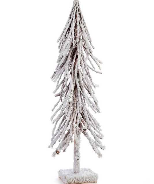 Rattan Tree W/Snow