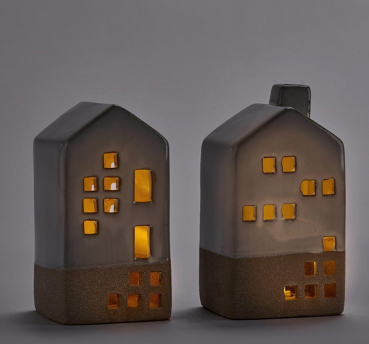 Porcelain LED House ASST