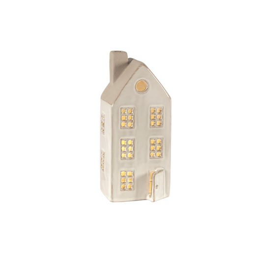 LED Porcelain House 7"H
