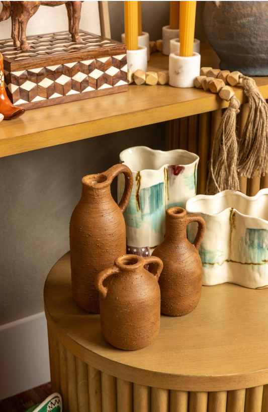 Brown Textured Jugs