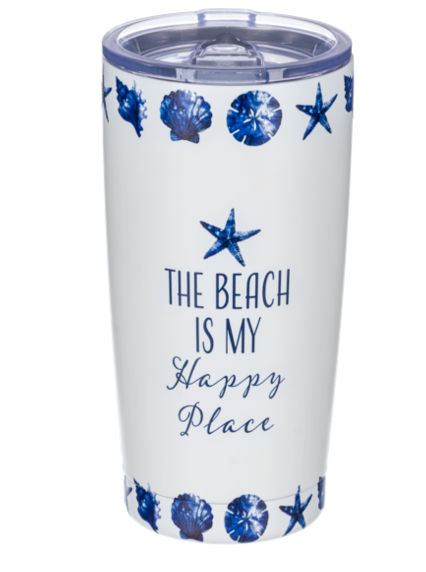 20 OZ Beach Happy Tumbler