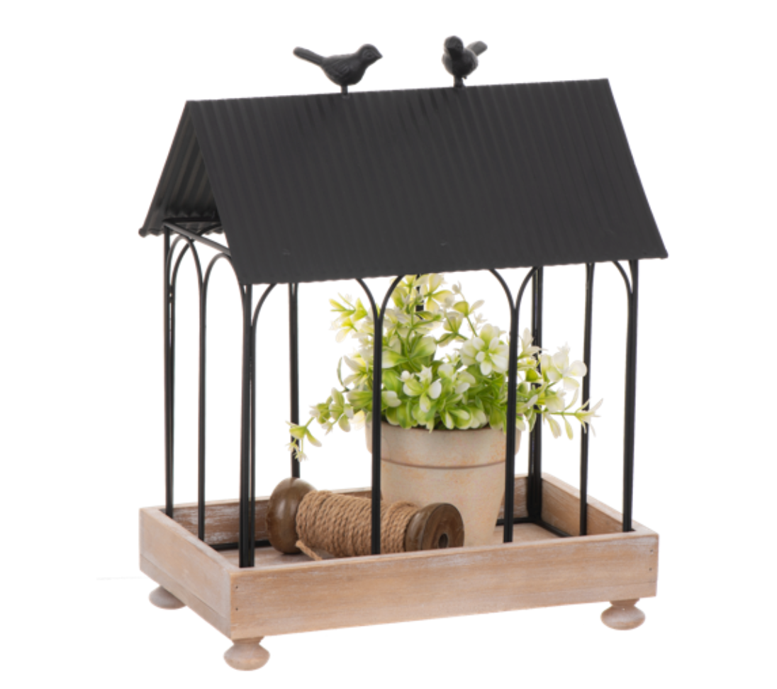 Birdhouse Centrepiece Tray