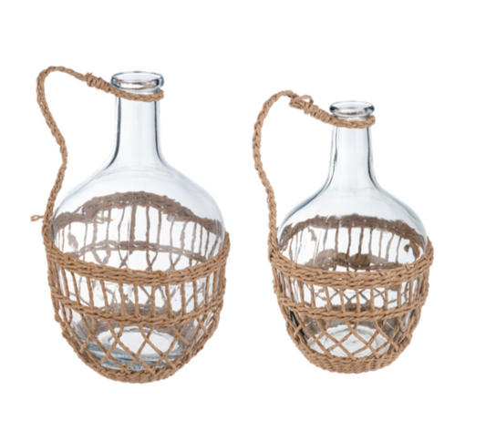 Wrapped Bottle Vase