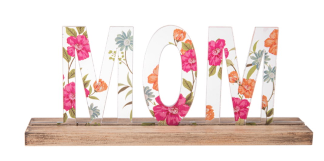 Floral MOM Shelf Sitter