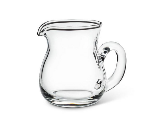 Clear Glass Creamer Jug
