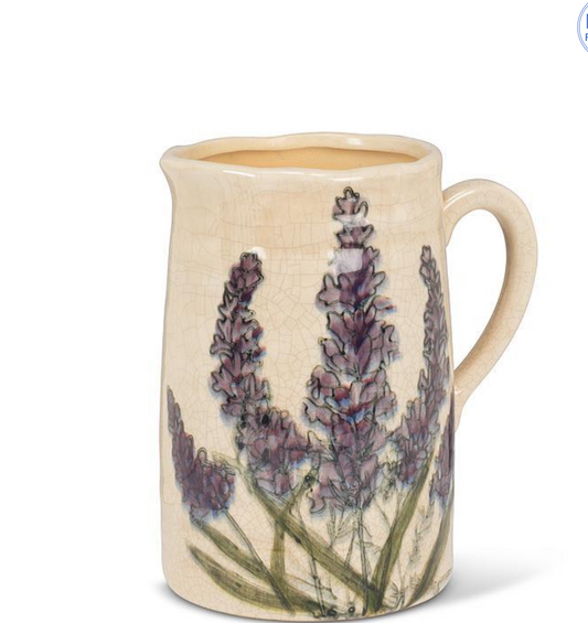 Lavender Jug 8"H 56OZ