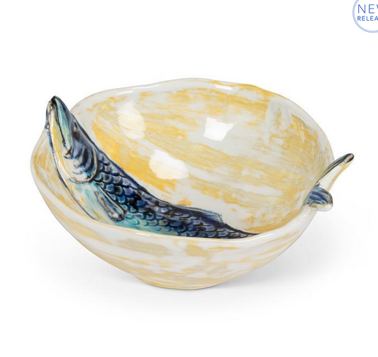 Round Slim Fish Small Bowl