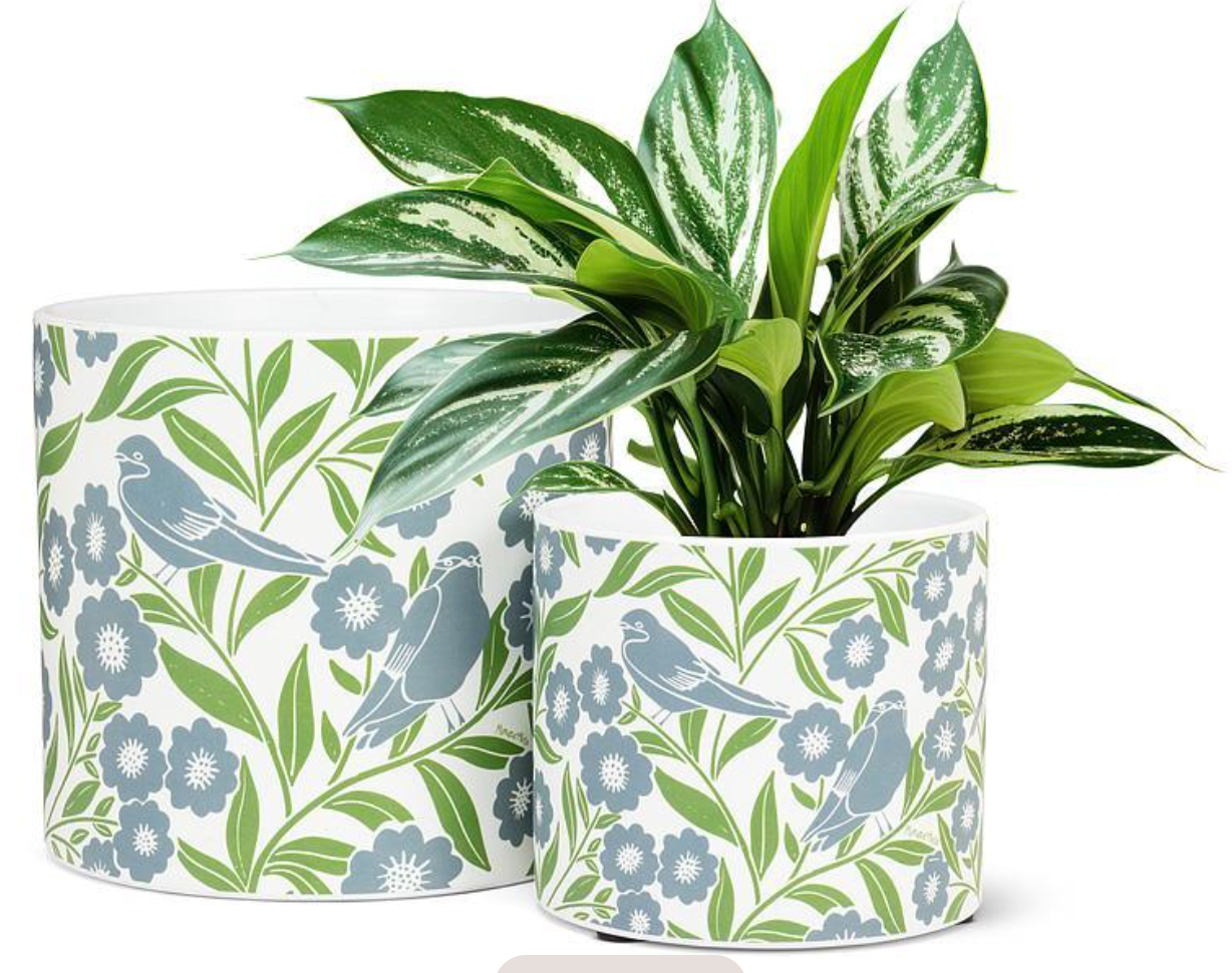 Leaves & Birds Planter