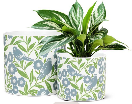 Leaves & Birds Planter