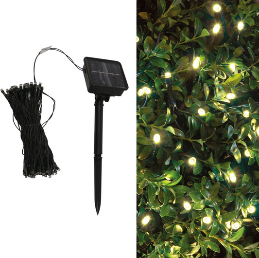 Solar Warm White String Lights 39FT