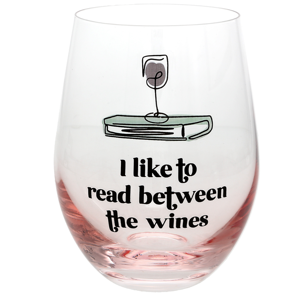 Between the Wines - 18 oz Stemless Wine Glass