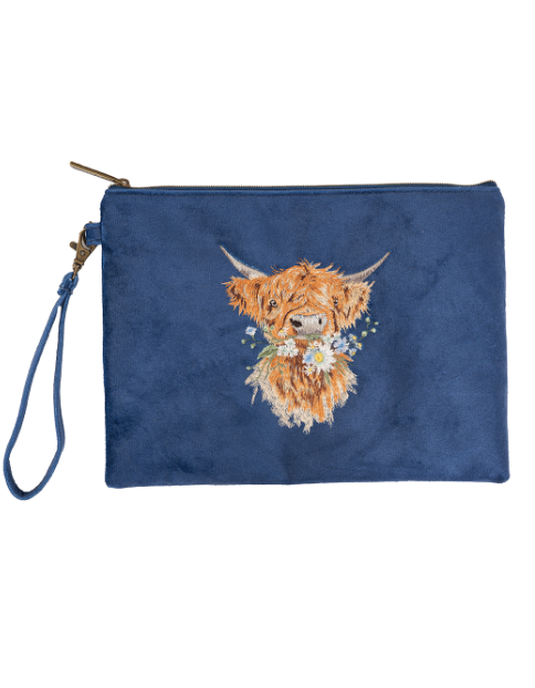 Highland Cow Pouch Daisy Coo - Wrendale Designs