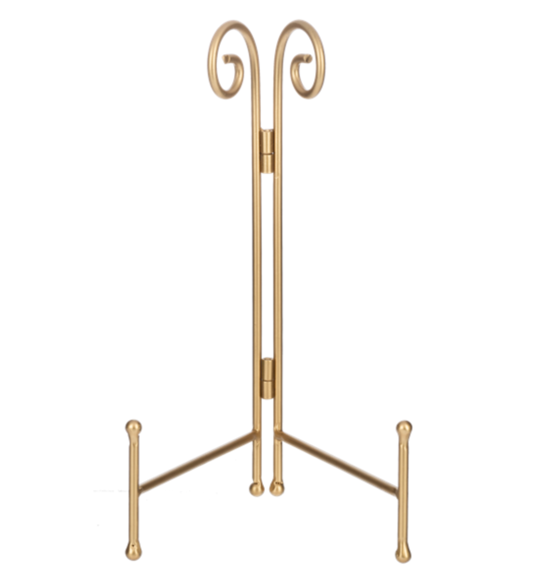 Gold Swirls Plate Stand