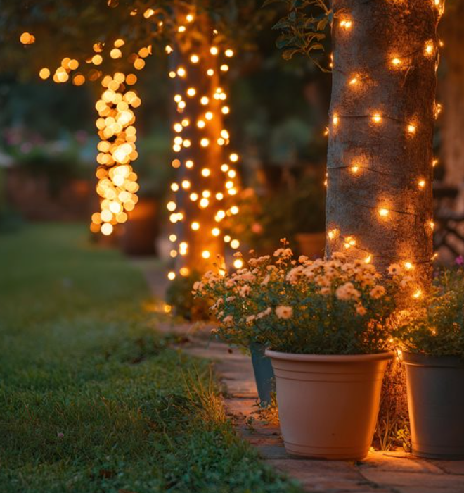 Solar Dual Function LED String Lights (Warm White) 56FT