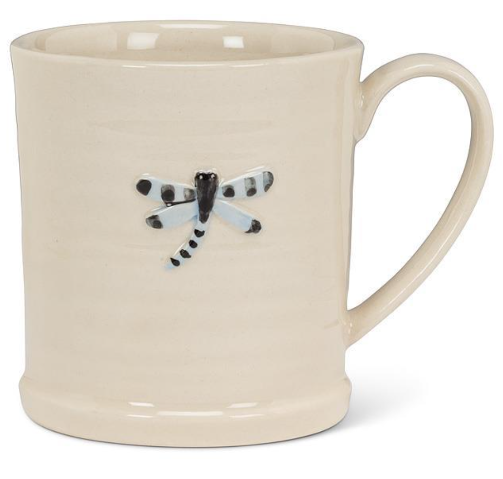 Dragonfly Rimmed Mug