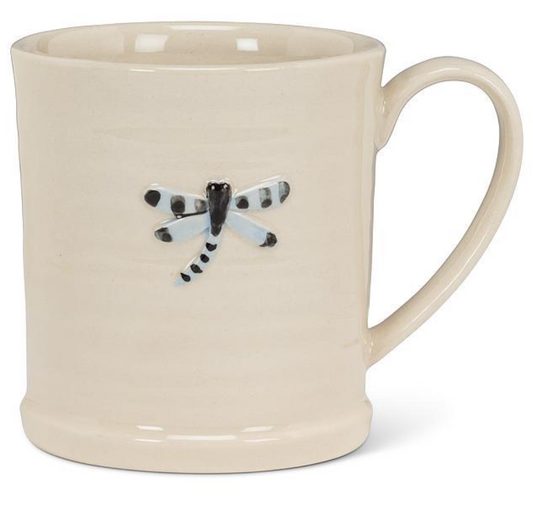 Dragonfly Rimmed Mug