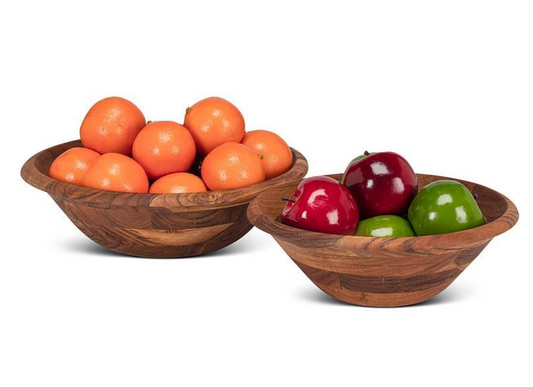 Wooden Patchwork Bowl