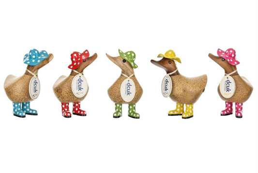 DCUK Spotty Hat & Boots Ducky