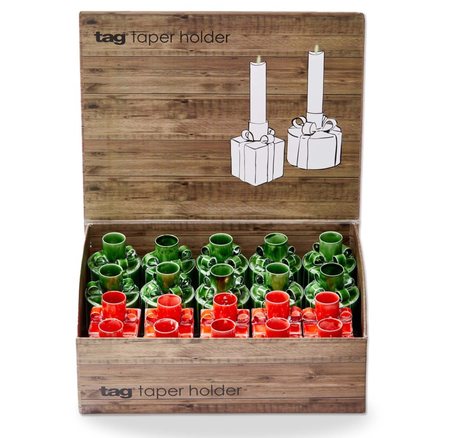 Giftbox Candle Holder ASST