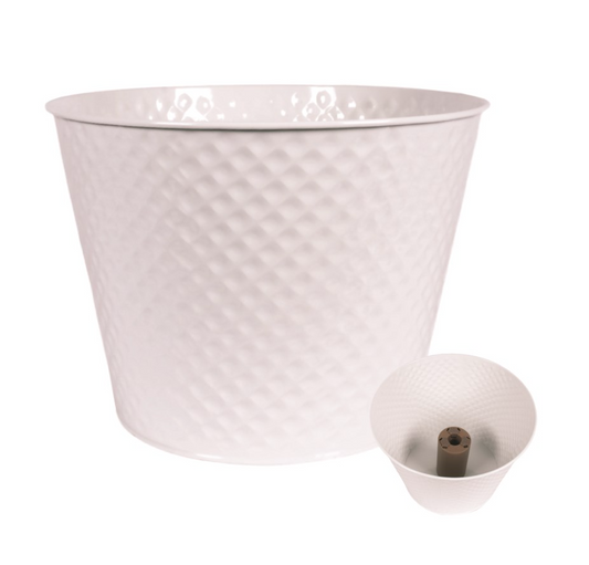 White Tree Collar Bucket