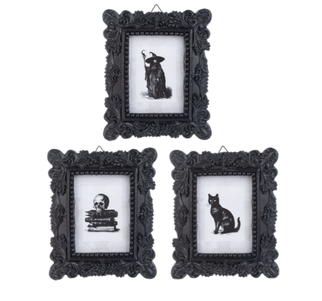 Vintage Halloween Framed Print ASST