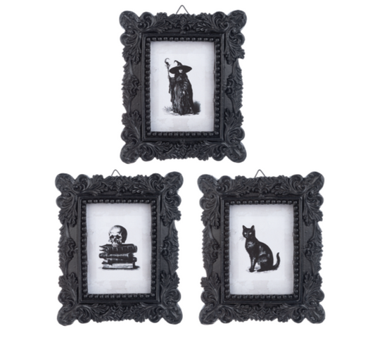 Vintage Halloween Framed Print ASST