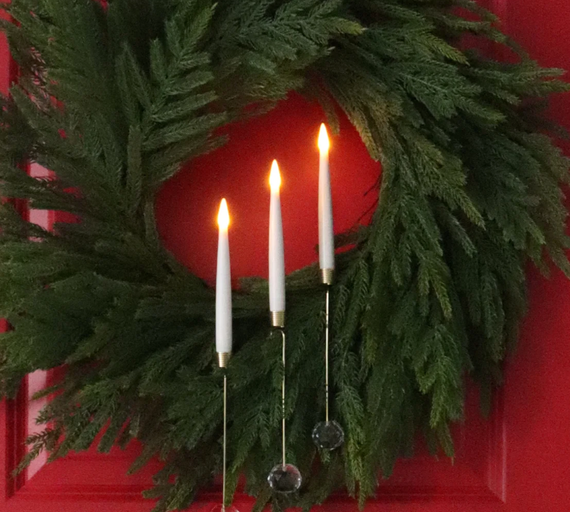 Gem Set/6 LED Candle