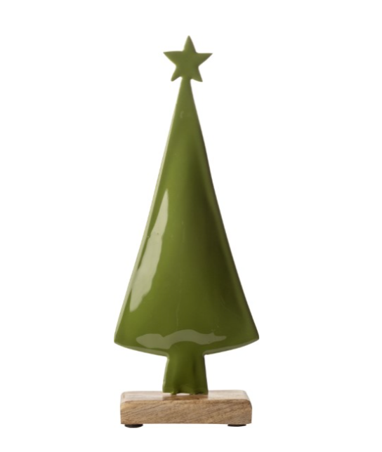 Green Enamel Tree
