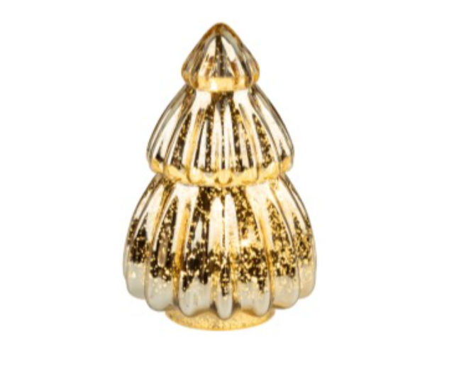 LED 7.5" Shiny Gold Tree