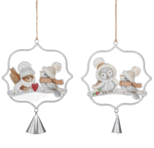 Snowbird W/Bell Ornament