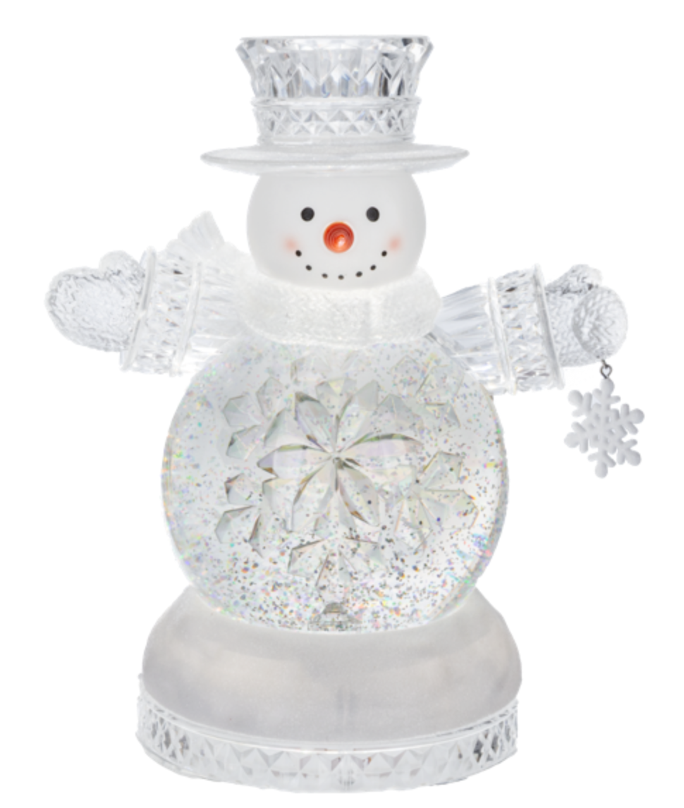 LED Rotating Snowman Waterglobe