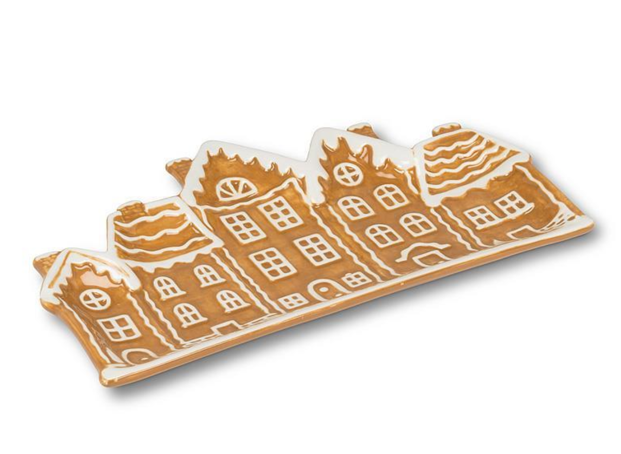 Gingerbread Houses Platter