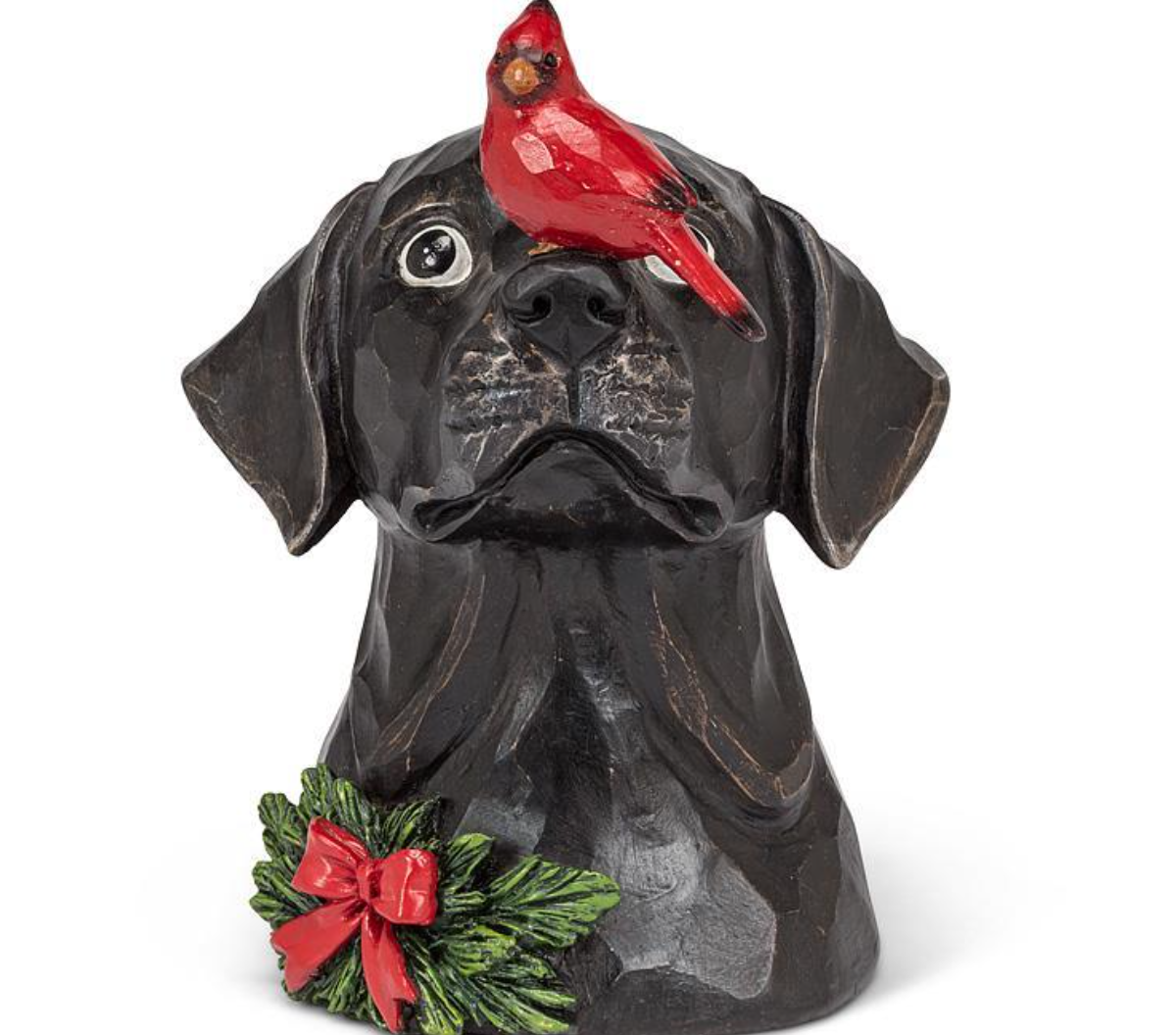 Black Lab W/ Cardinal