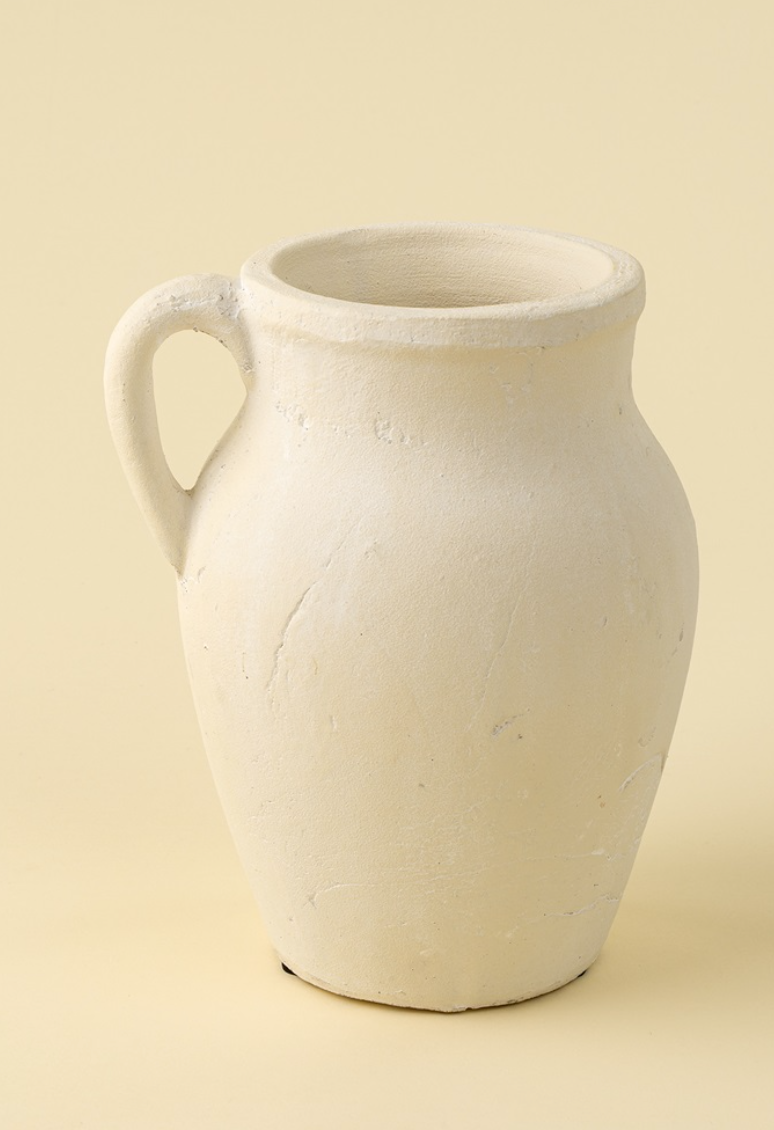 Rhodes Pitcher Small - Cream