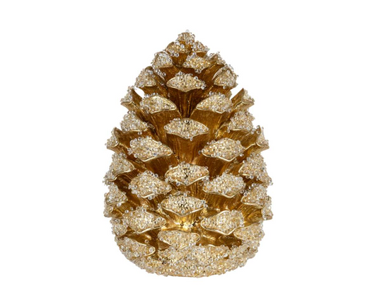 7.5" Jeweled Pinecone