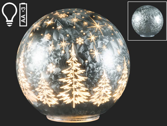 LED Winter Scene Ball