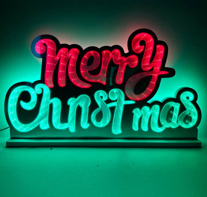 Merry Christmas Infinity Light