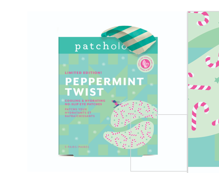 Peppermint Twist Cooling & Hydrating No-Slip Eye Patches