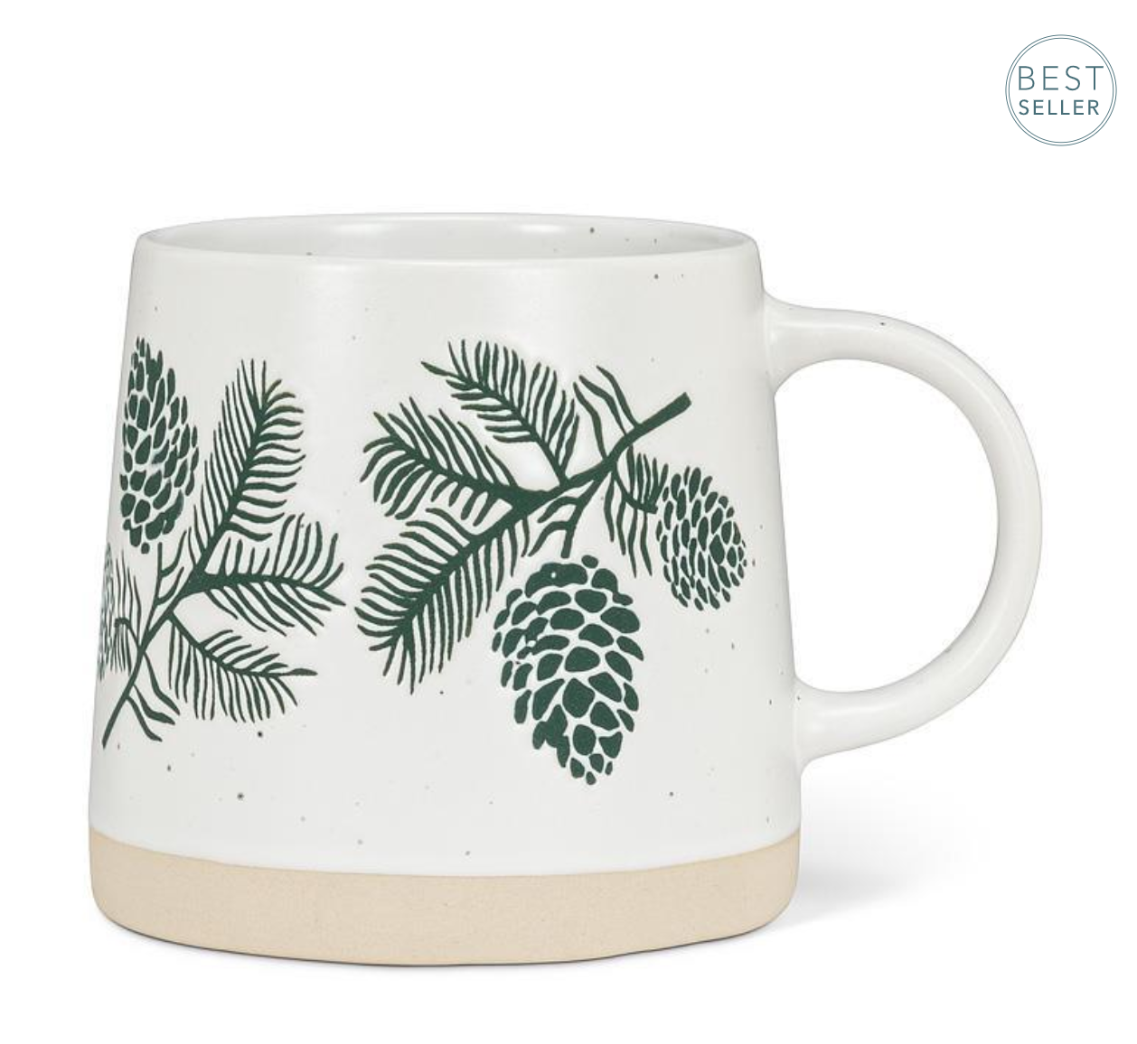 Wide Base Holiday Mug