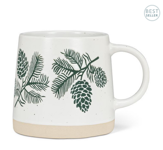Wide Base Holiday Mug