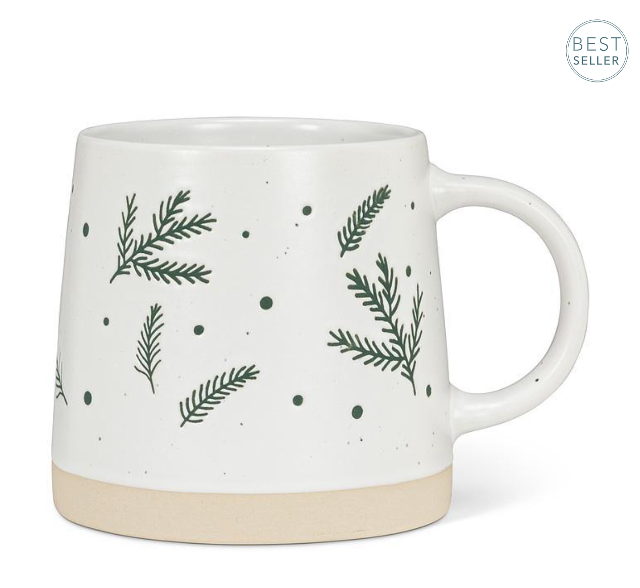 Wide Base Holiday Mug