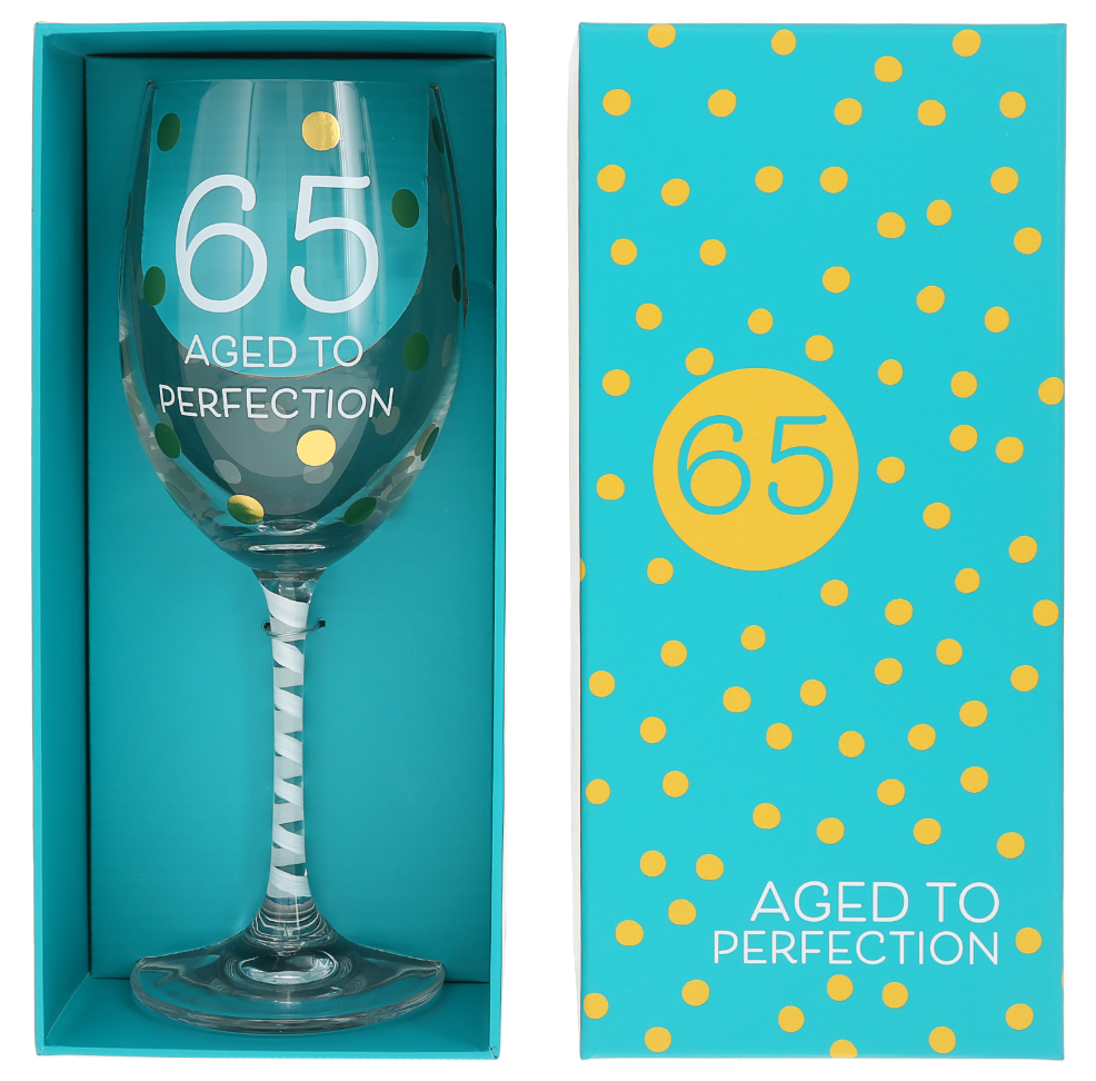 Boxed Birthday Wine Glass