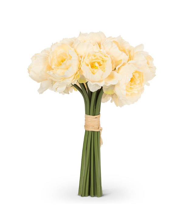 Faux Peony Bouquet